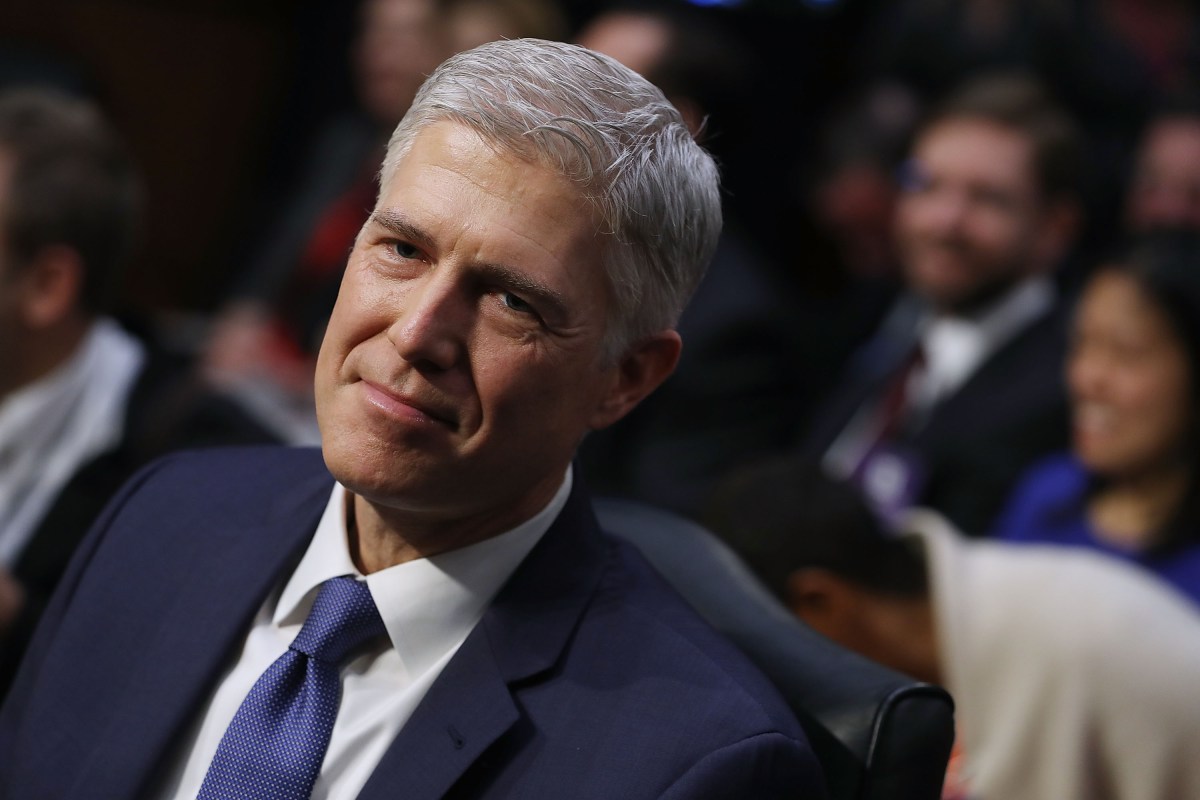 Neil Gorsuch Corrects Trump DOJ Lawyer During Supreme Court Arguments