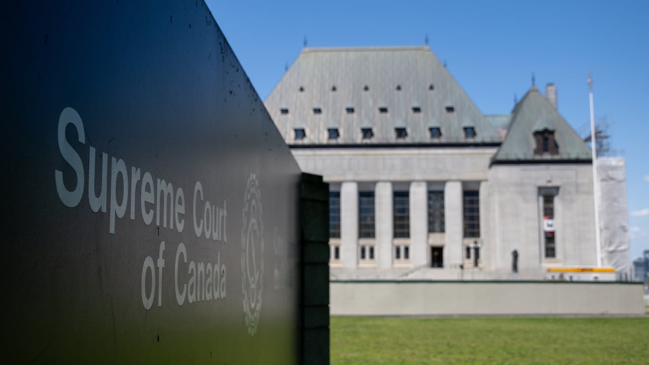 An exterior shot of the Supreme Court of Canada.