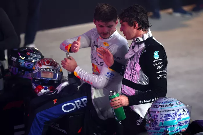 Andrea Kimi Antonelli, Mercedes, Max Verstappen, Red Bull Racing