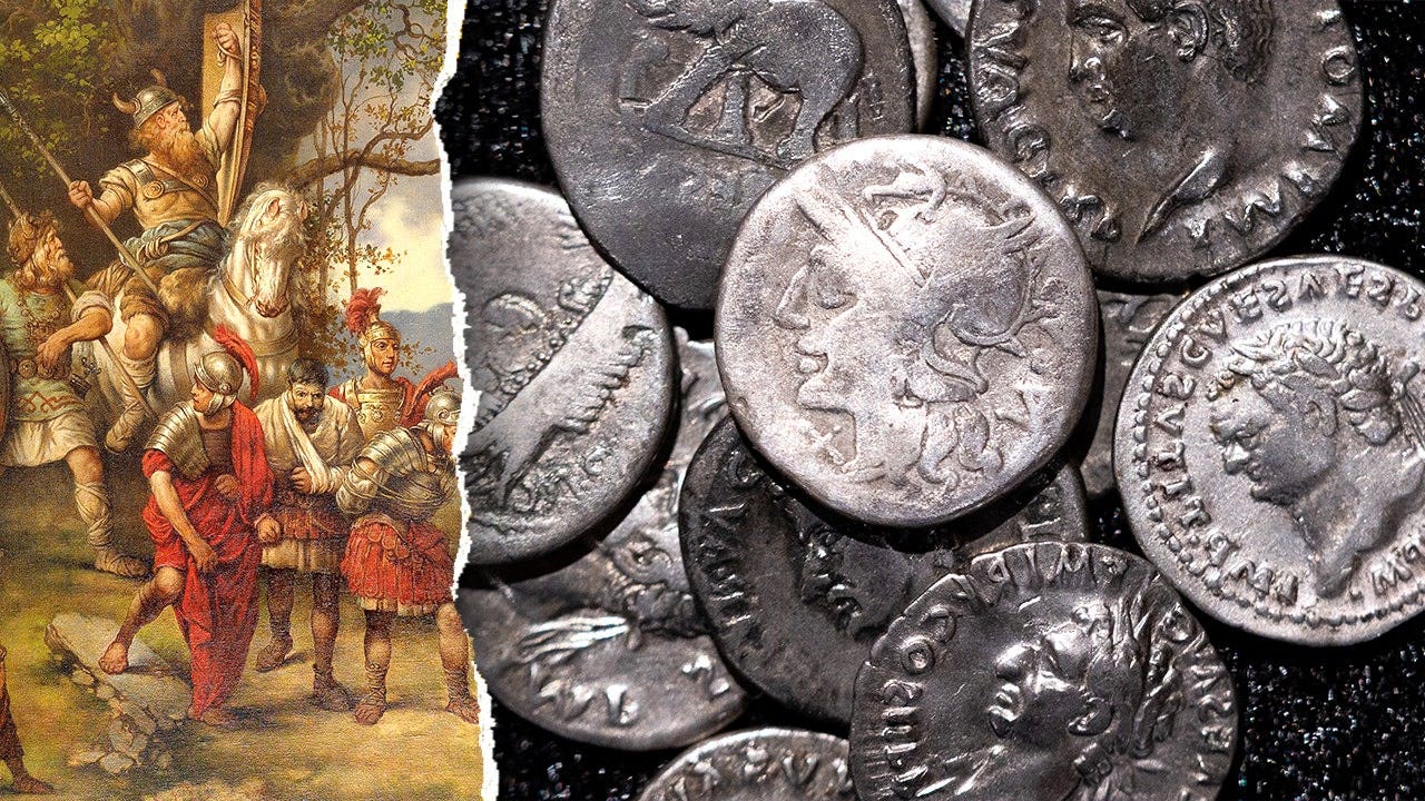 Roman coin hoard uncovered in Germany could equal a soldier's life savings
