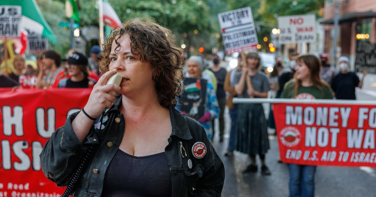 A Small Portland Gathering Speaks of Gazan Suffering on Oct. 7 Anniversary