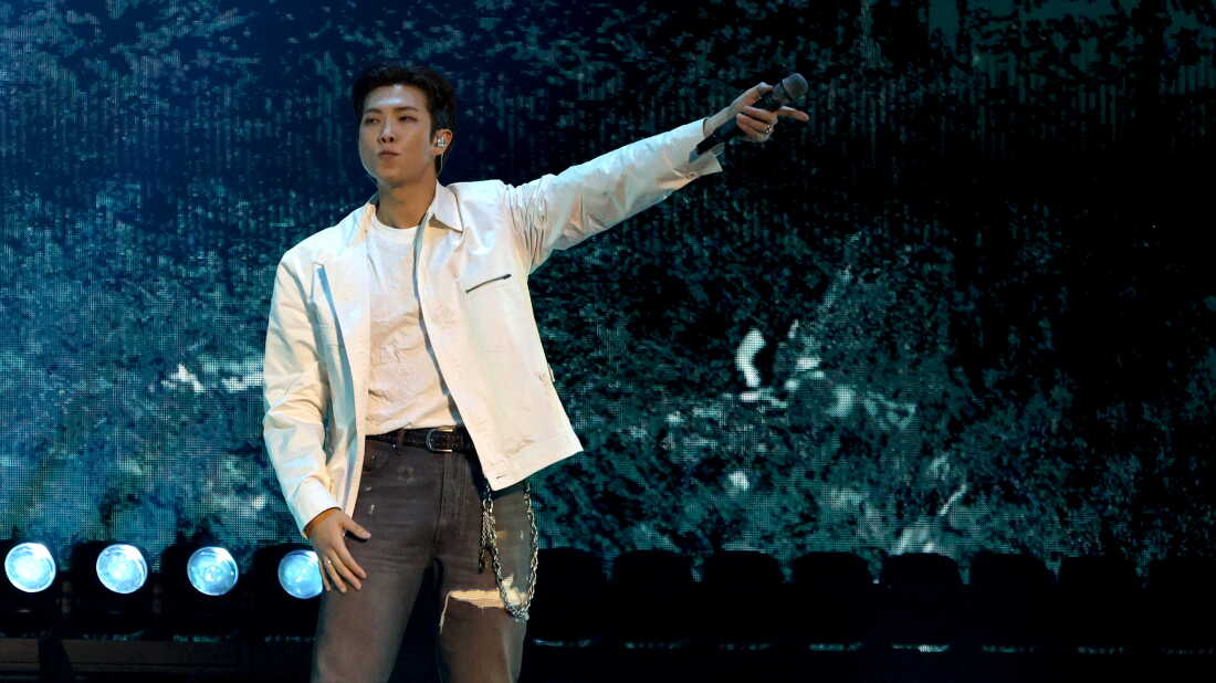 RM of BTS performs during the 2026 iHeartRadio Music Festival in Las Vegas in September.