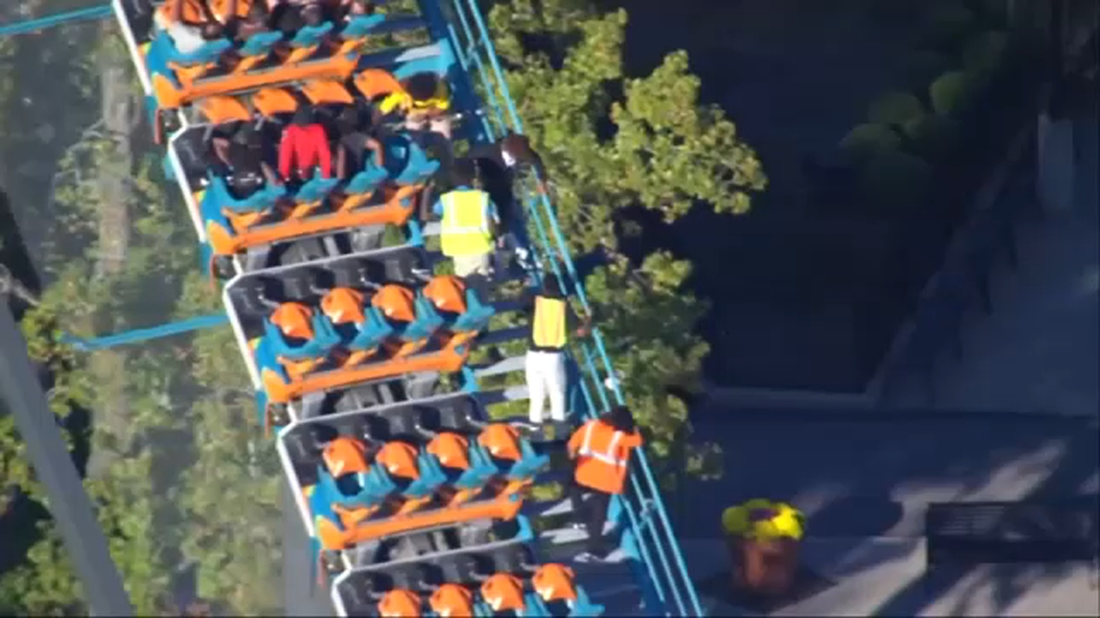 Person dies at Six Flags Over Georgia; video shows Goliath ride being evacuated in Austell