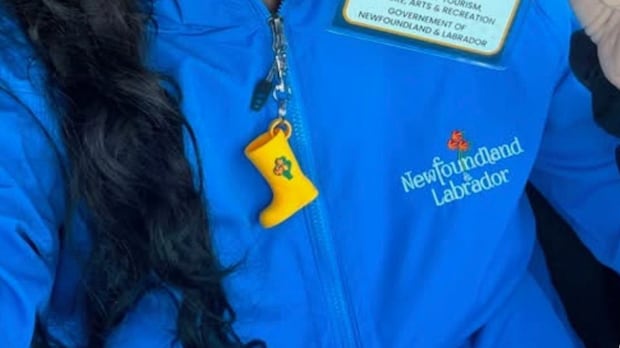 Former N.L. culture minister handed out taxpayer-funded rubber boot keychains in France