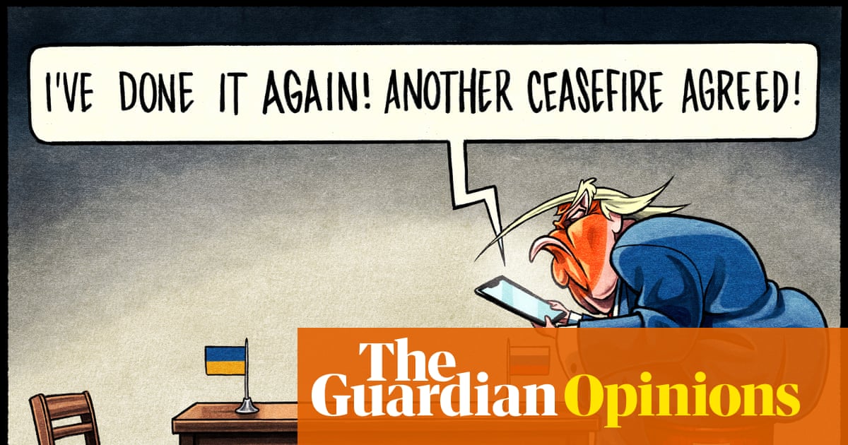 Ben Jennings on Donald Trump and the energy ceasefire between Russia and Ukraine – cartoon - The Guardian