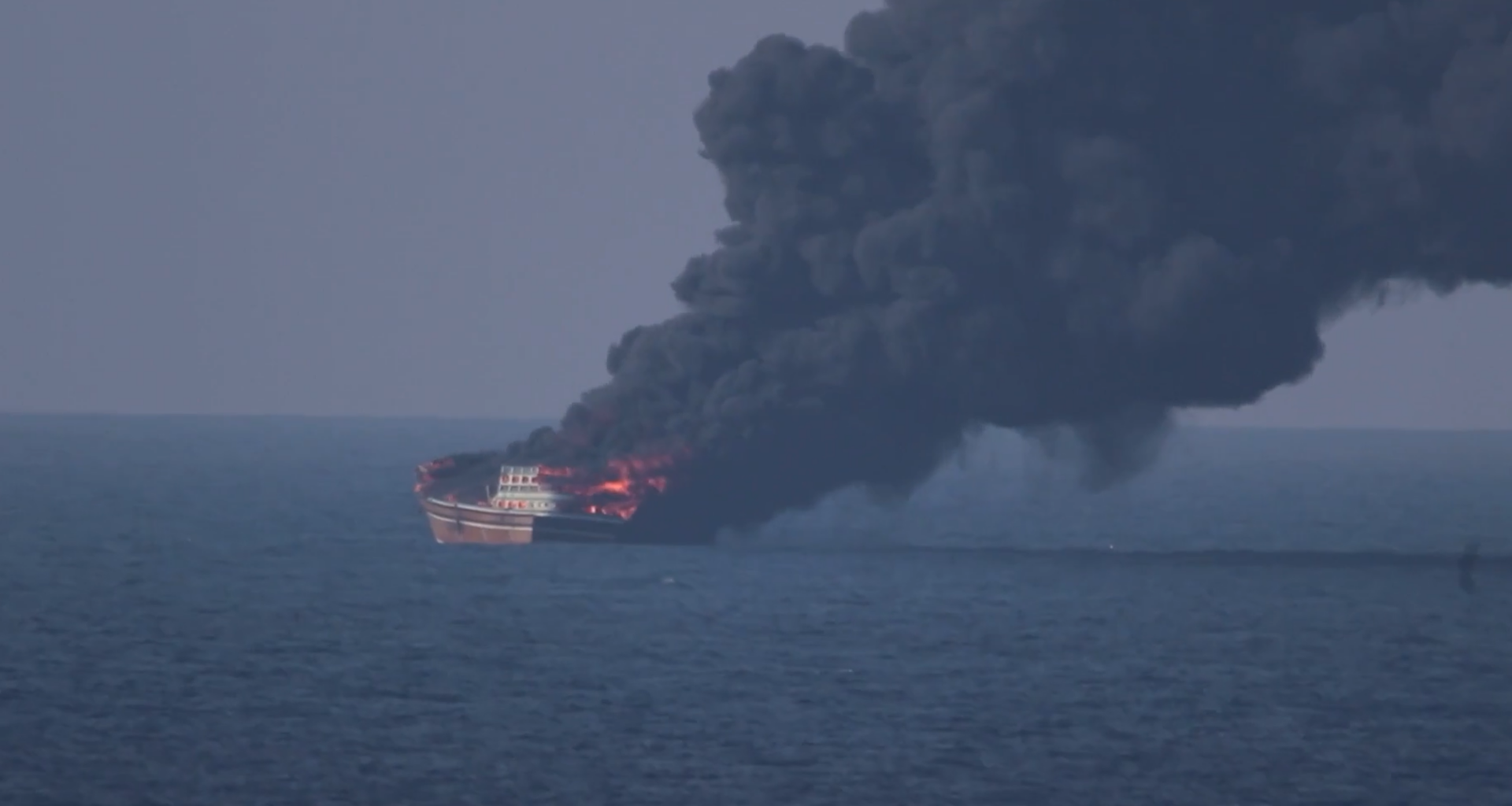 U.S. Forces Destroy a Dhow Suspected of Conducting Surveillance for Iran