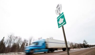 Alberta-based transport driver, company charged after records show haul from Kenora to North Bay took 12 hours