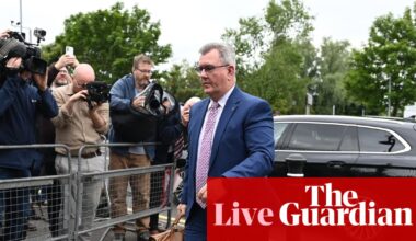 Former DUP leader Jeffrey Donaldson sentenced to 15 years for child sexual abuse – latest updates | UK news