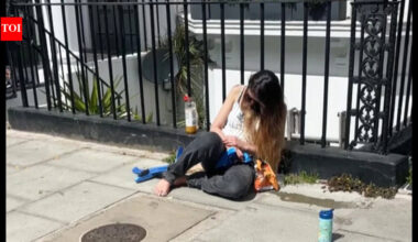 Abu Dhabi royal found slumped on London street with toddler; 'Why do you care so much?' she asks after being woken up; attorney says she was tired