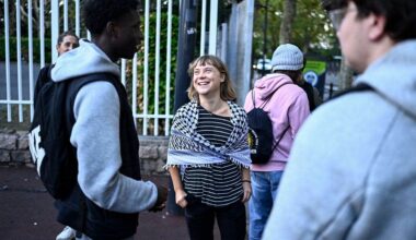 Greta Thunberg joins France student protests, slams police response