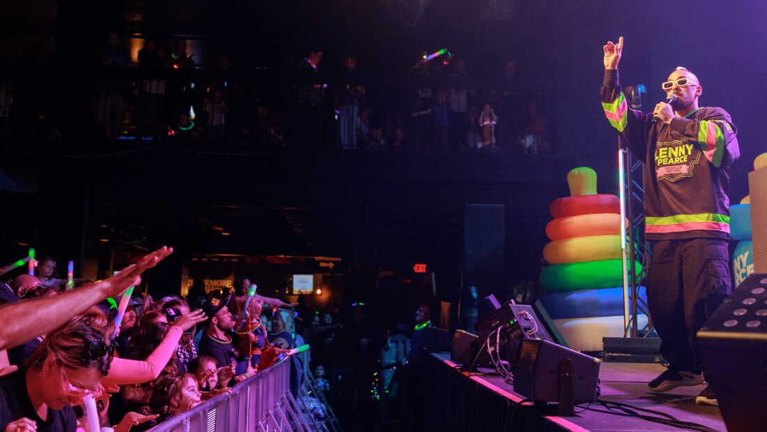 Australian DJ Lenny Pearce performs in Baltimore.