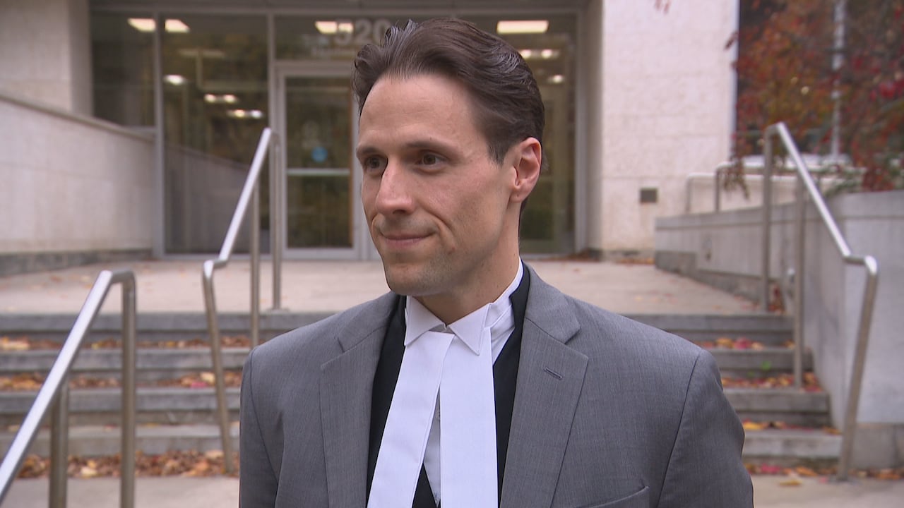 A man in a suit.