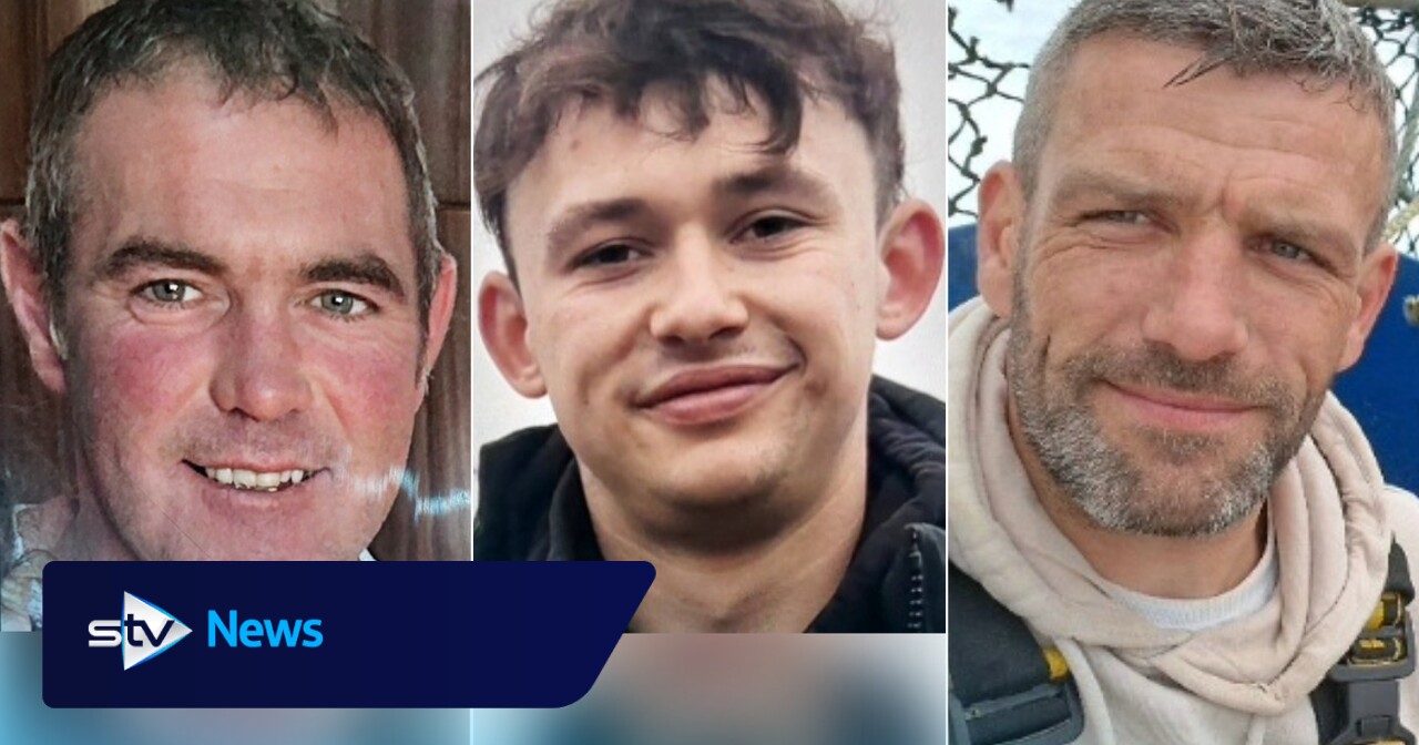 Three crewmen aboard missing fishing boat Kilda off Isle of Lewis named