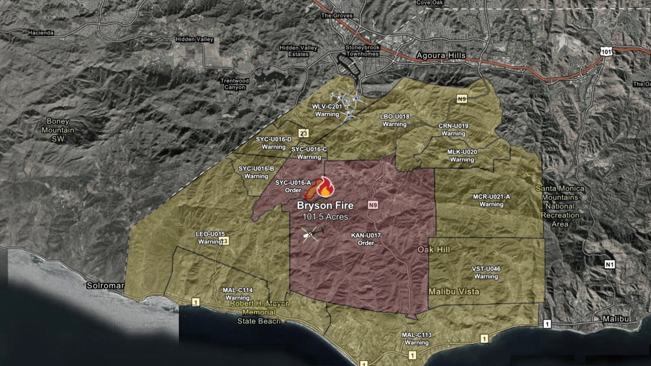 Malibu Bryson fire
