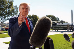 Trump says Iran decision coming, suggests Tehran behind Houthi attacks