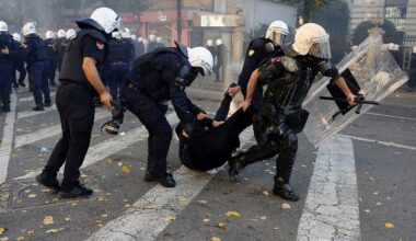 Violent Albania protests enter third day as prime minister refuses to resign