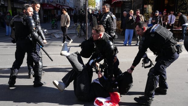 Lyon tourism office set ablaze amid widespread protests across France over cost of living concerns