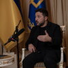 Ukrainian President Volodymyr Zelenskyy speaks with NPR in Kyiv, Ukraine, on Tuesday.
