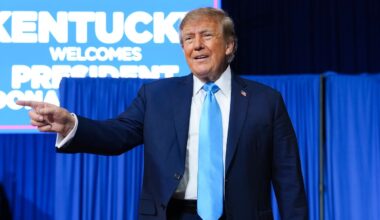 Trump recycles ‘Dumocrats’ attacks at Kentucky rally but behind the scenes is ‘blaming aides’ for gloomy midterms outlook