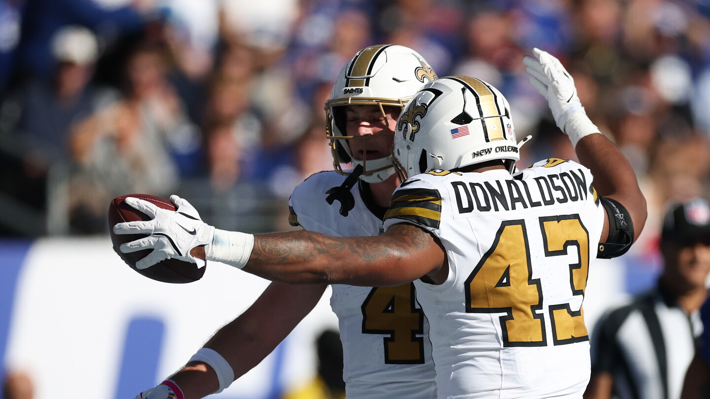 Saints survive J.J. McCarthy, Giants in 34-27 win