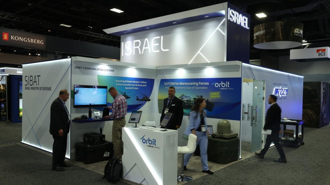 Israel opens its pavilion at the AUSA exhibition in Washington, October 12, 2026.