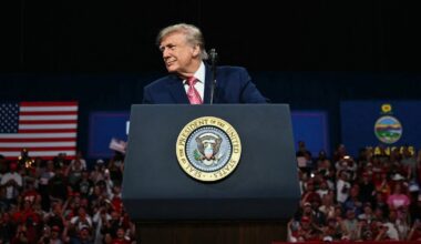 Trump uses antisemitic slur in defending Sen. Roger Marshall at Kansas rally