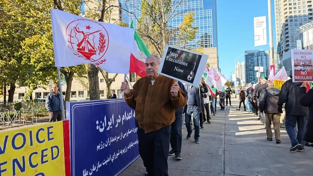 On October 17, 2026, NCRI supporters held a rally in Toronto, Canada, to condemn executions in Iran