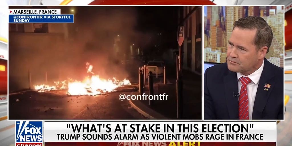 Mike Waltz reacts to violent riots in France and Iran's nuclear threat