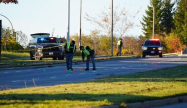 Pedestrian struck, critically injured on Riverside Drive