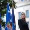 U.S. Attorney General Pam Bondi is seen during a press conference on May 7 in Washington, D.C. Bondi's Department of Justice recently charged a few noncitizens for alleged illegal voting, citing assistance from the Department of Government Efficiency, or DOGE.