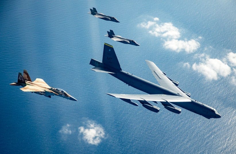  A joint exercise between the IAF and US Air Force