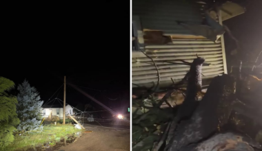Possible tornado tears through Heber-Overgaard, leaving damage and outages