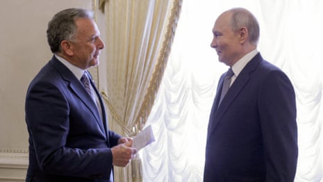 Witkoff calls Putin a ‘humanitarian’ after release of jailed American – video
