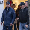 President Biden and his son Hunter Biden walk in downtown Nantucket, Mass., on Friday.