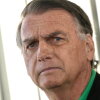 Former Brazilian President Jair Bolsonaro in Brasília on July 17.
