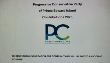 RCMP lay 42 charges against P.E.I. PC Party's official agent related to 2025 donations