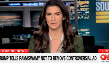 Kaitlan Collins tears into Trump’s defense of Vivek Ramaswamy attack ad