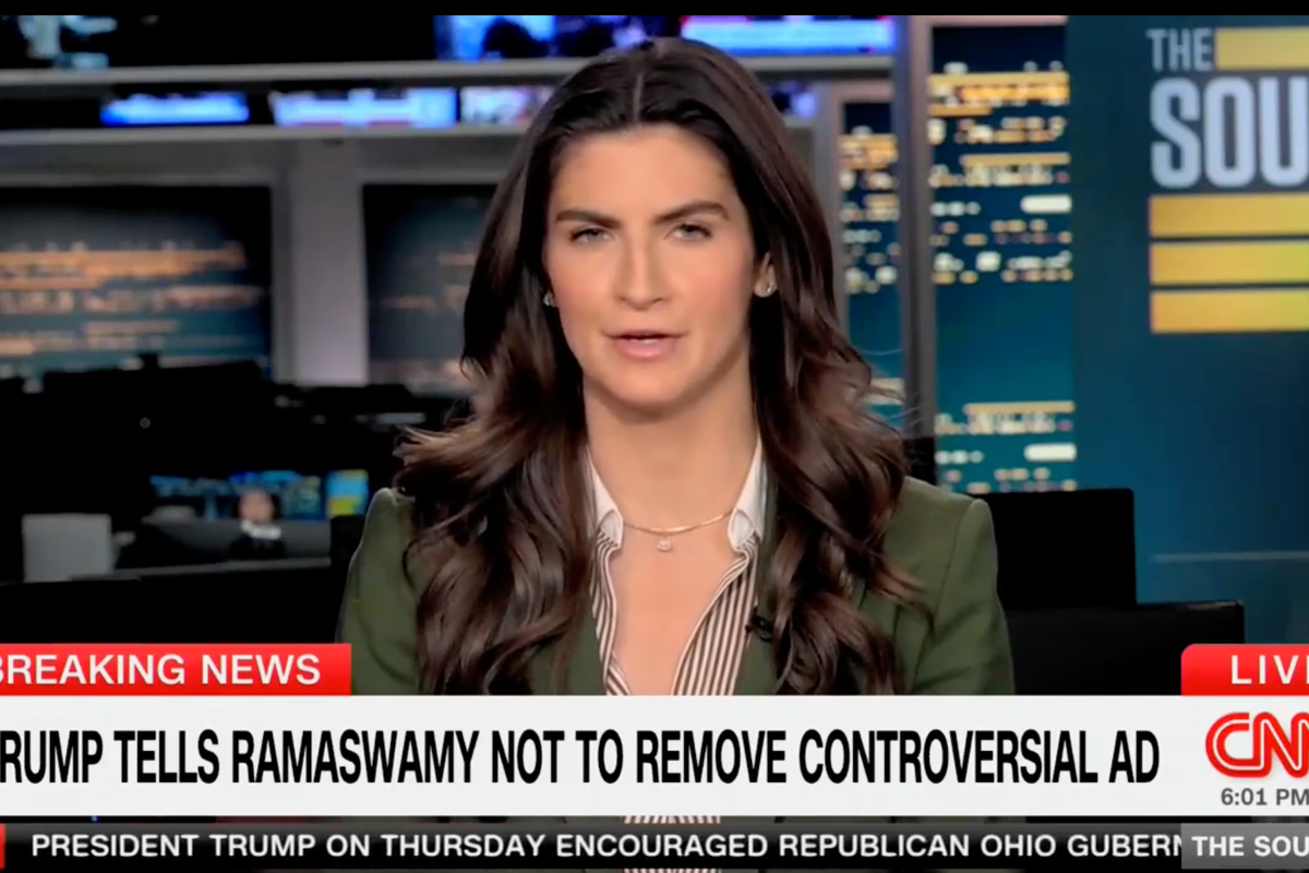 Kaitlan Collins tears into Trump’s defense of Vivek Ramaswamy attack ad