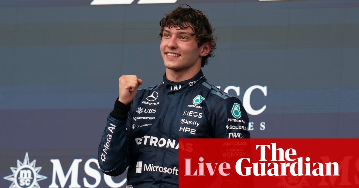 Kimi Antonelli edges closer to title after winning United States Grand Prix: Formula One – as it happened | Formula One 2026