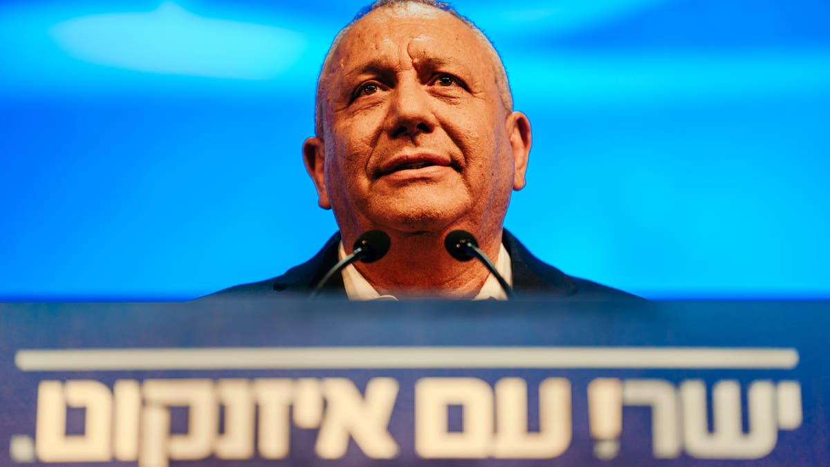 Gadi Eisenkot Presents Yashar Party Candidates During Rally Ahead Of October Elections