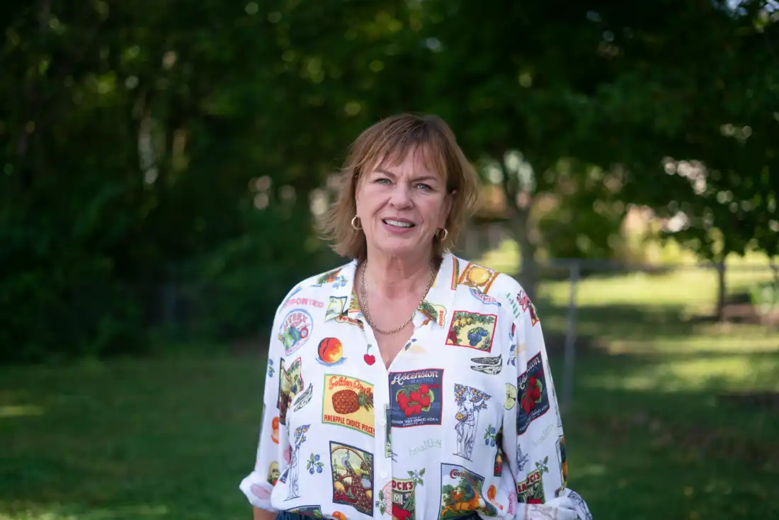Beth Brewster led her chefs in developing a catfish cake known as the “catty patty.” Brewster is the supervisor of food services for Caroline County Public Schools.