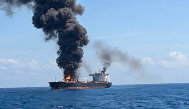 Iran Says Oil Tanker Hit Naval Mines in Strait of Hormuz
