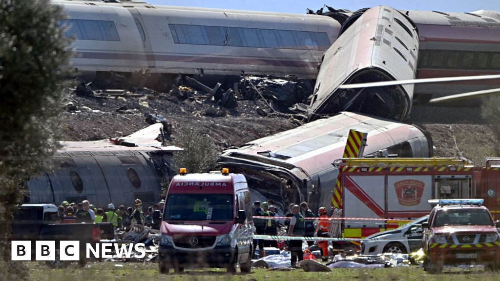 High-speed train crash kills at least 68 people in Spain - BBC