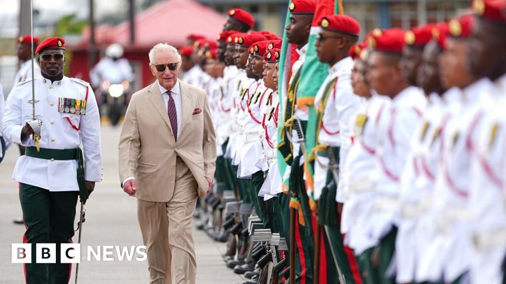 King Charles arrives in Guyana as Bahamas visit declared 'diplomatic success' - BBC