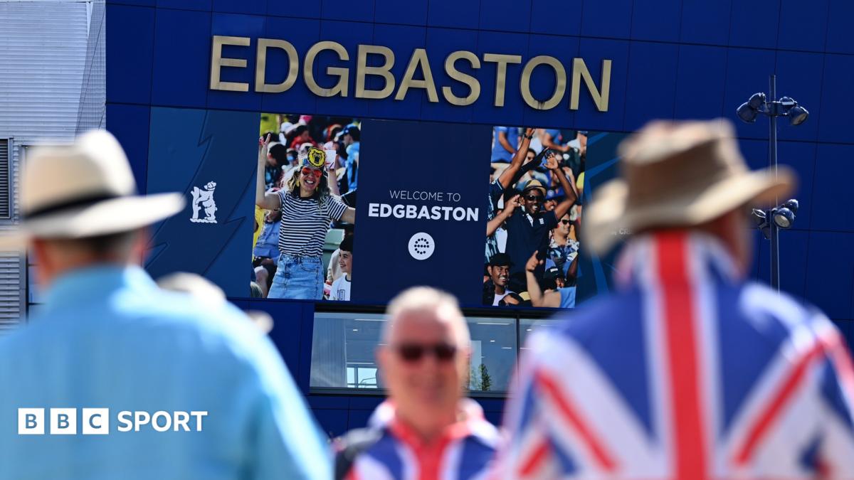 Cricket fans at Edgbaston