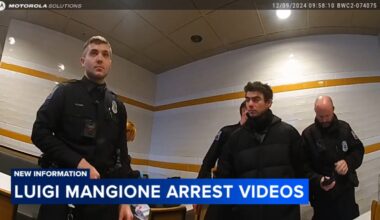 Newly unsealed police body camera footage shows Luigi Mangione’s arrest in Altoona, Pennsylvania, after United Healthcare CEO murder