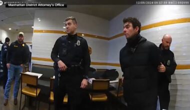 Newly released video shows Luigi Mangione arrest, evidence search