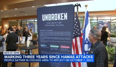 Chicago-area Jewish community marks 3 years since Oct. 7 attack as Gaza conflict continues; event held in Deerfield, Illinois