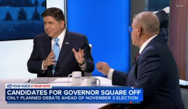Illinois governor debate tonight: JB Pritzker and Darren Bailey clash early in their only debate before November 2026 Election Day