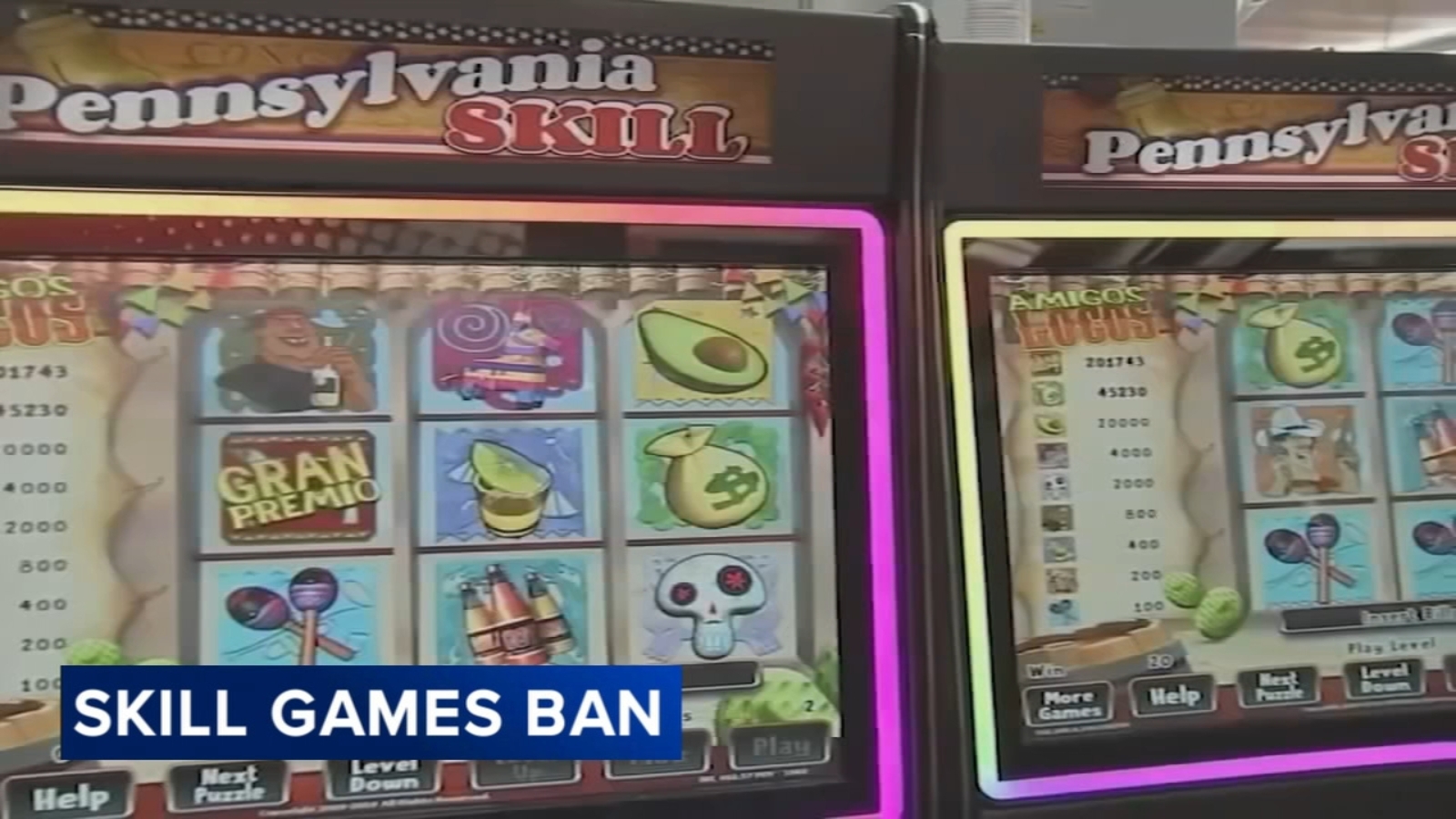 Skill games now banned in Pennsylvania, except at casinos and truck stops
